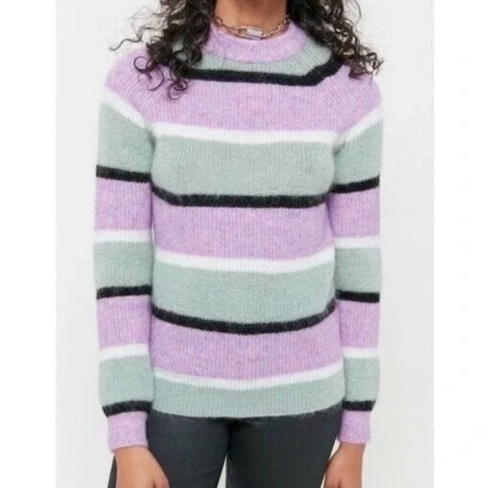 Urban Outfitters VEDA Striped Long Sleeve Sweater Size Small